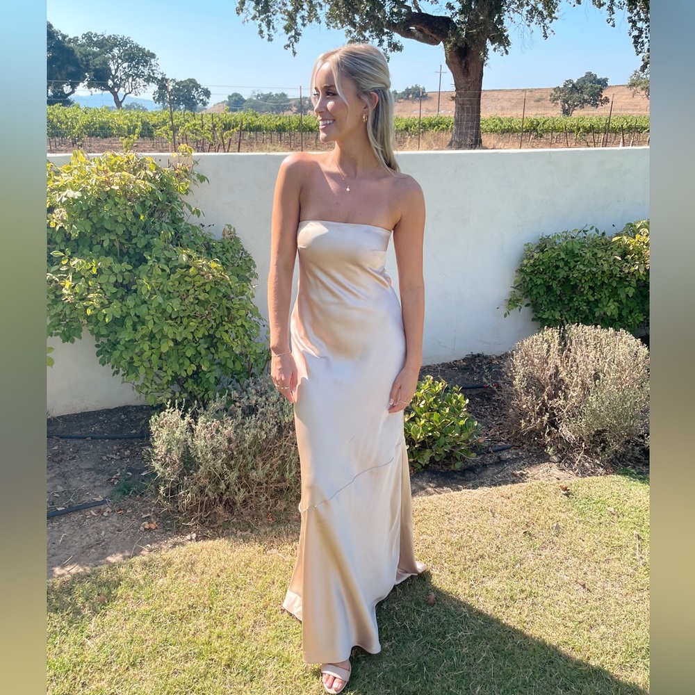Revelry Satin Leo Dress